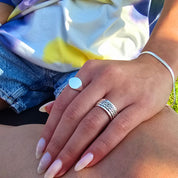 טבעת סיגנט חלקה | טבעת כסף 925