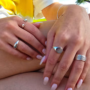 טבעת סיגנט חלקה | טבעת כסף 925