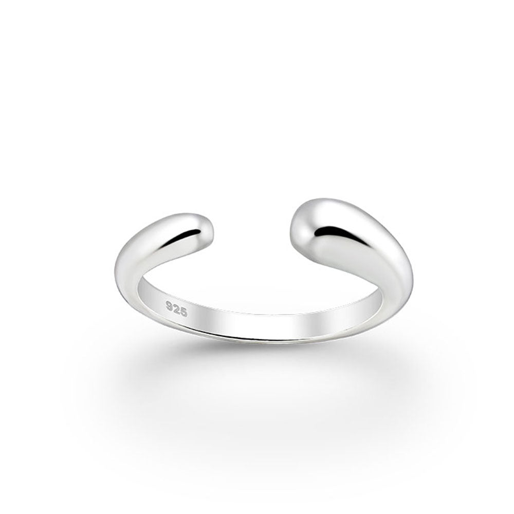 Melt | טבעת כסף 925