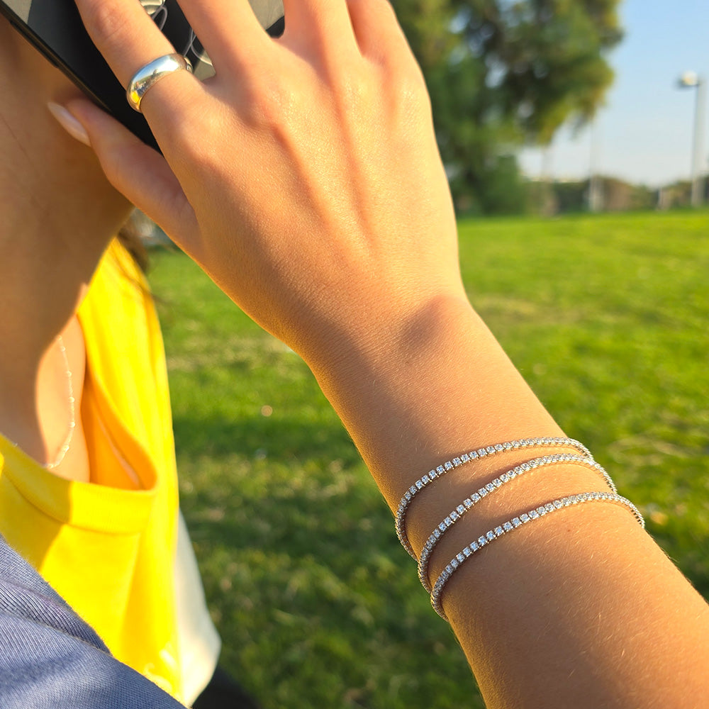 דה סימפל | טבעת כסף 925 חלקה