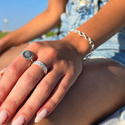 חמניה | טבעת כסף 925