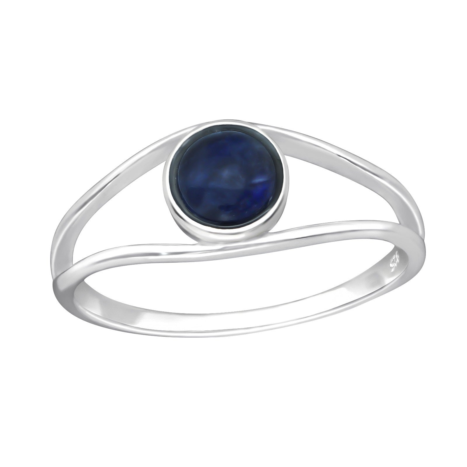 חצויה | טבעת כסף 925