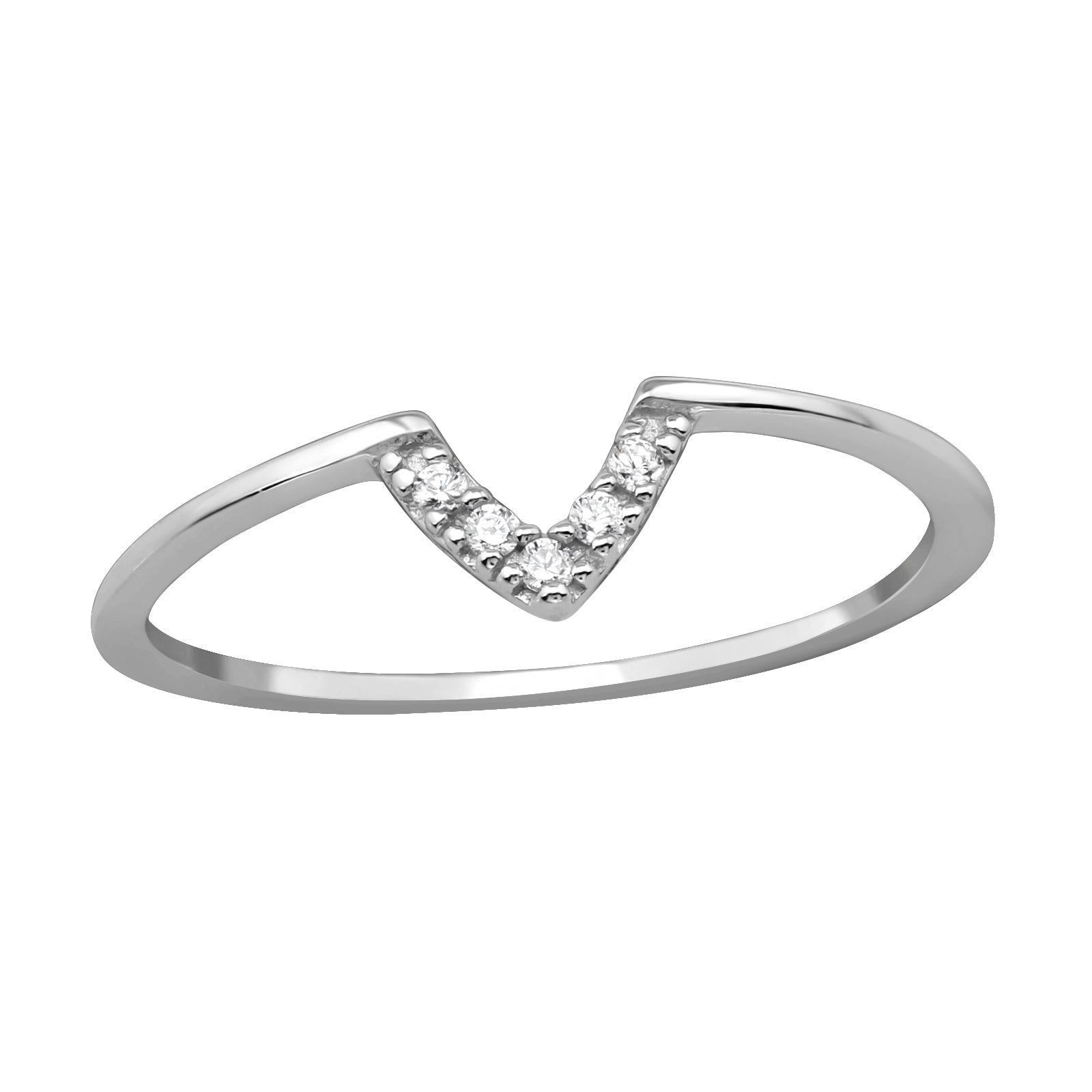 טבעת V | כסף 925