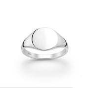 טבעת סיגנט חלקה | טבעת כסף 925