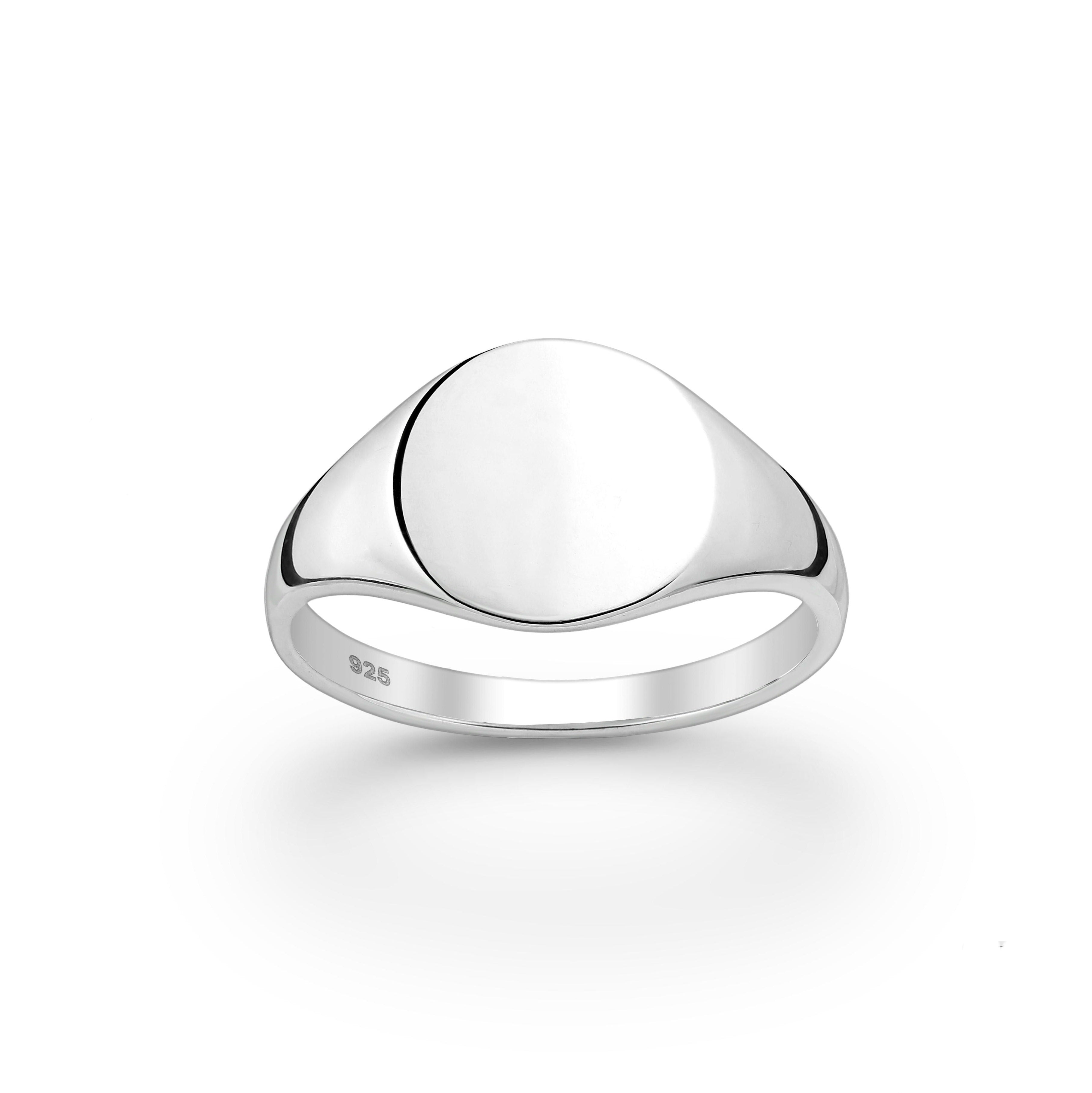 טבעת סיגנט חלקה | טבעת כסף 925