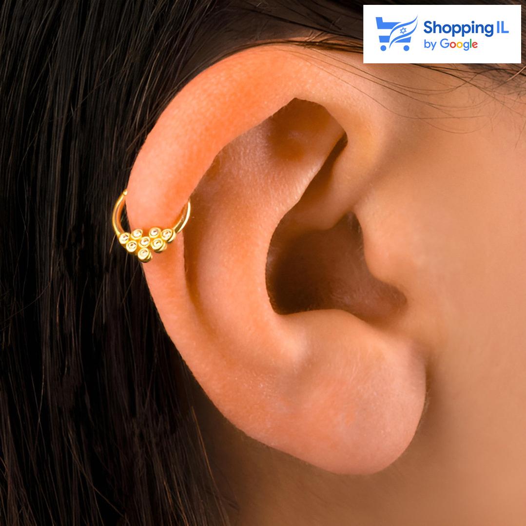 דבורית | עגיל זהב 14 קראט