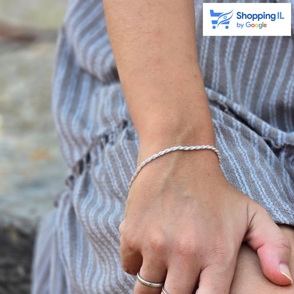 חבל | צמיד כסף 925