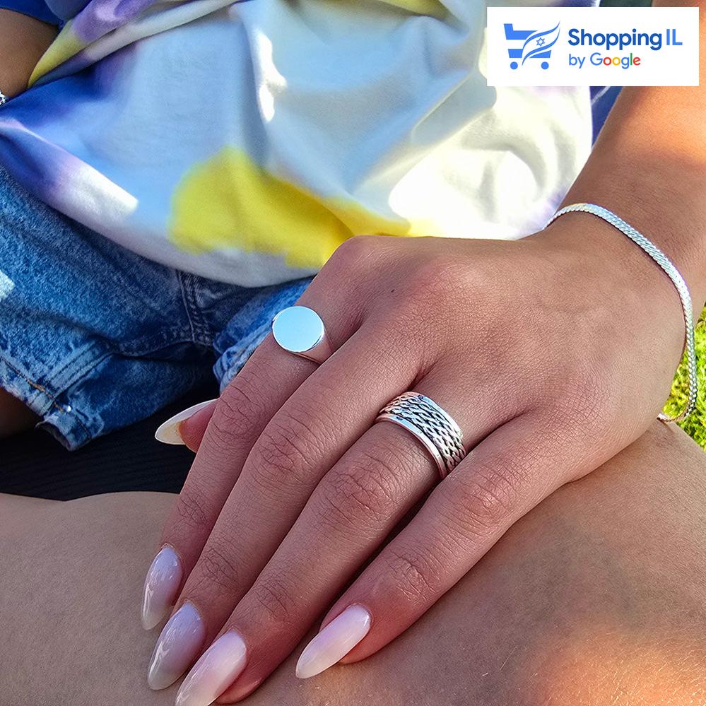 OZ | טבעת ספין כסף 925