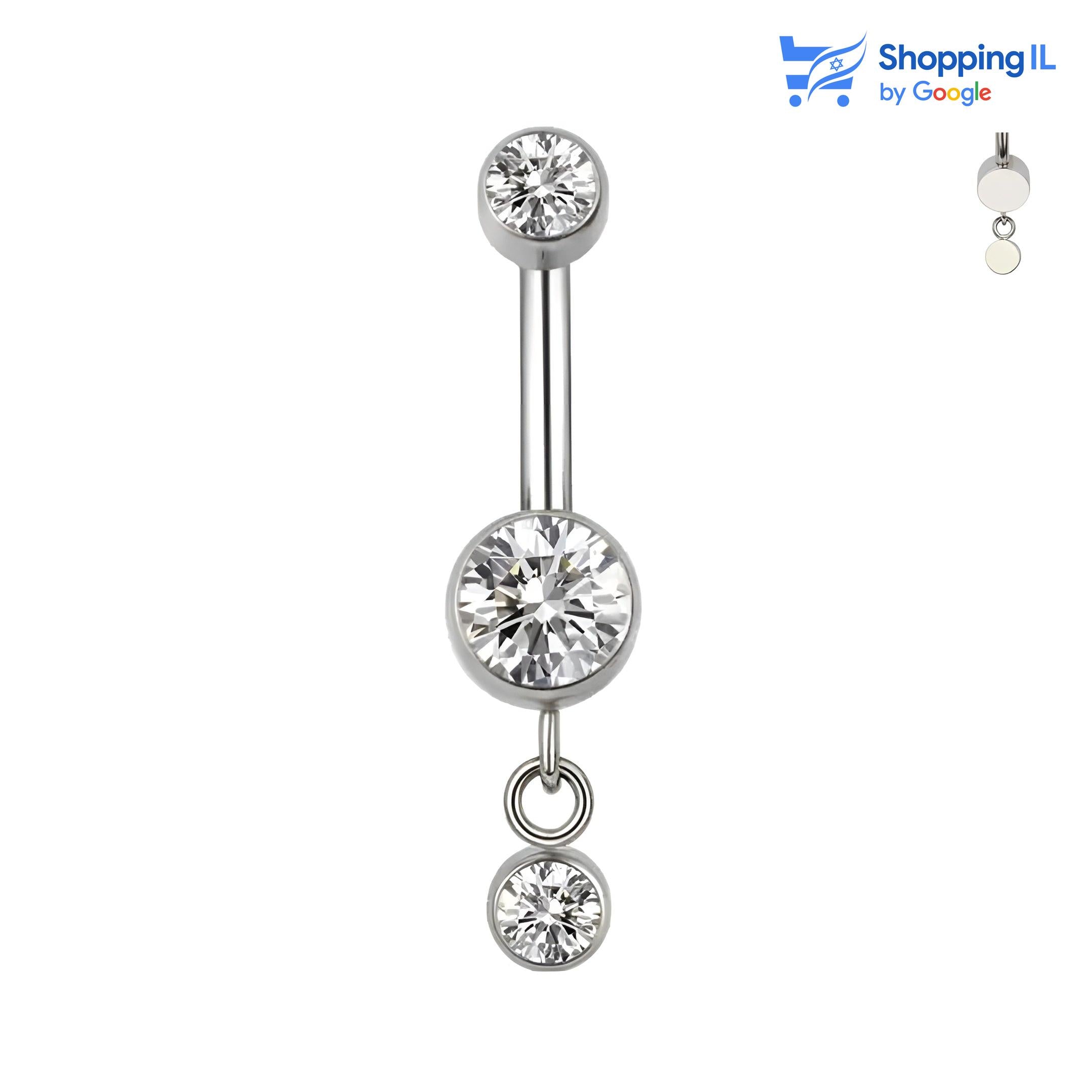 ג'ואן | עגיל לטבור טיטניום