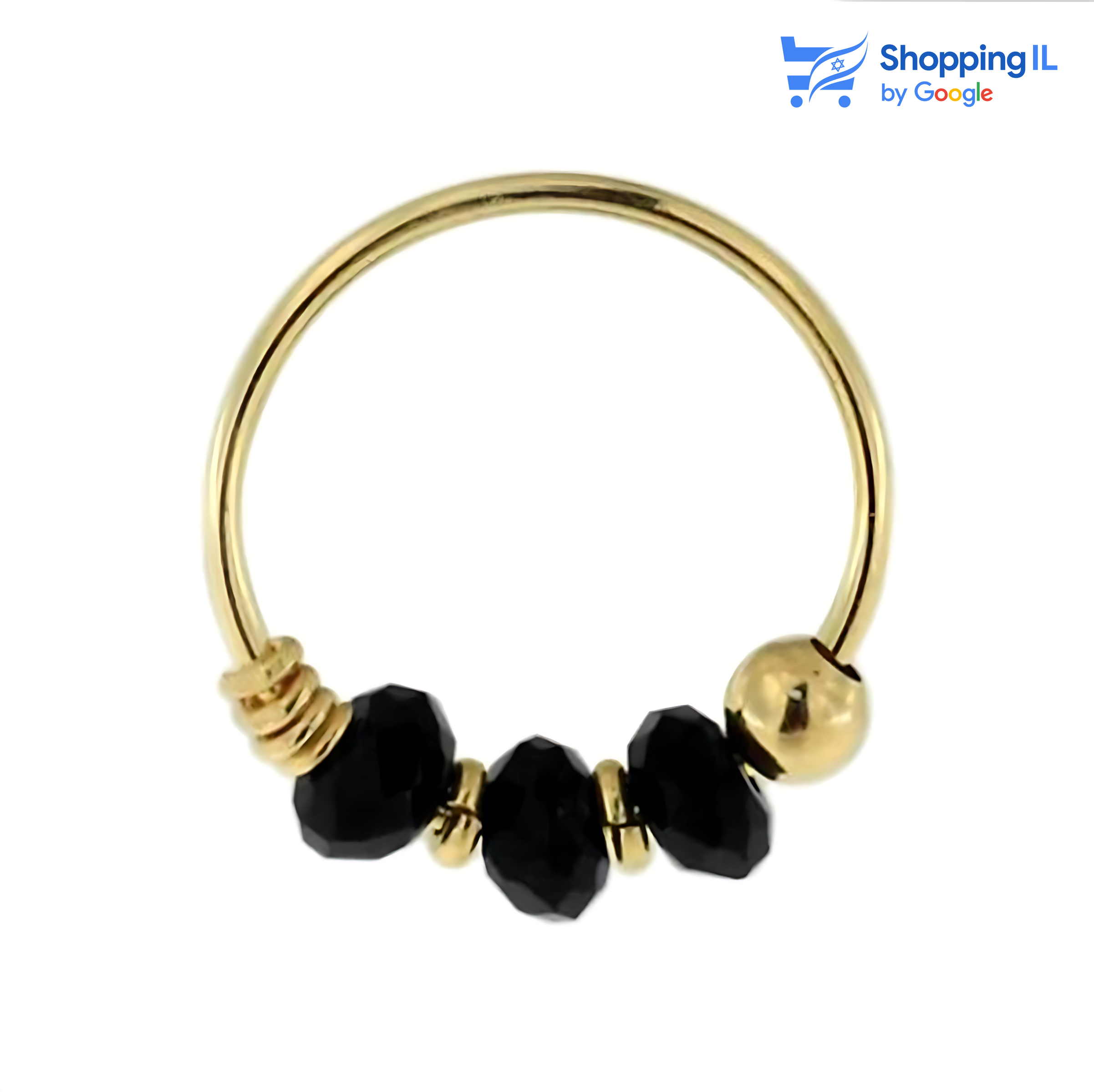 חישוק | זהב 14 קראט"Ray"