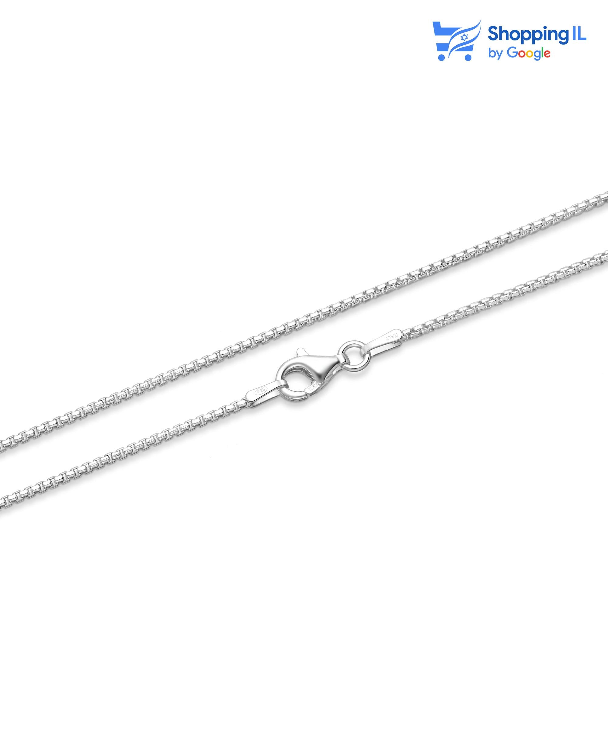 שרשרת חוליות  עשויה כסף 925 פשוטה וקלאסית מתאימה לענידה כמו שהיא או כהתאמה לתליון .  מידת השרשרת: רוחב: 1.5 מ"מ | אורך השרשרת: 45 ס"מ משקל: 3.6 גרם
