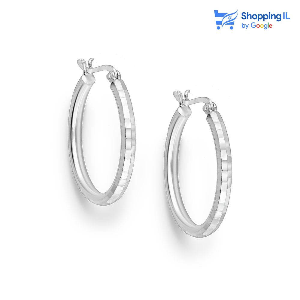 Etch | עגילי כסף 925