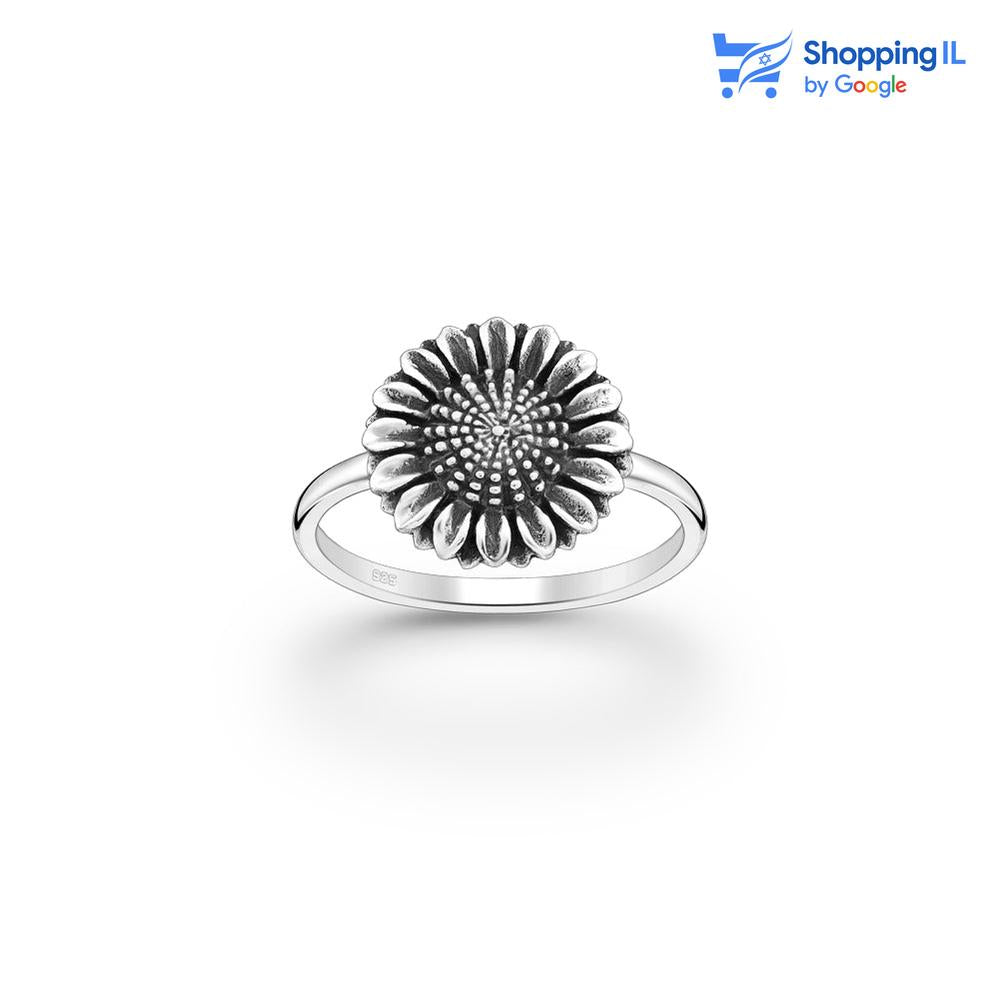 חמניה | טבעת כסף 925