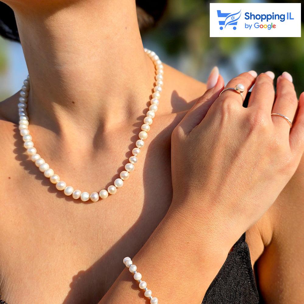 Pearl Code | סט שרשרת וצמיד