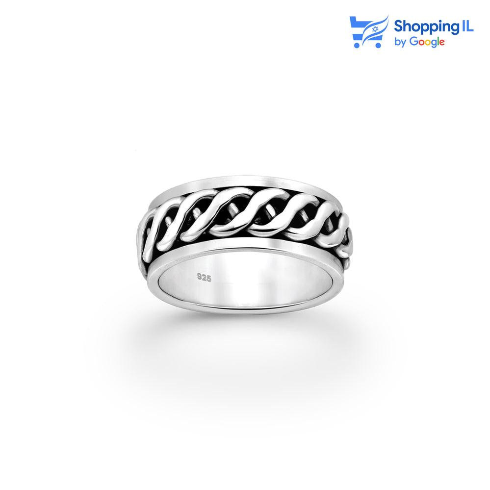 איתן | טבעת ספין כסף 925