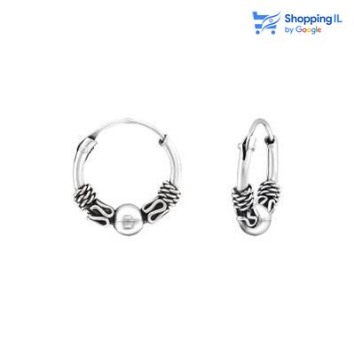 חישוקי דאלי 3.0 קוטר 12 | עגילי כסף 925