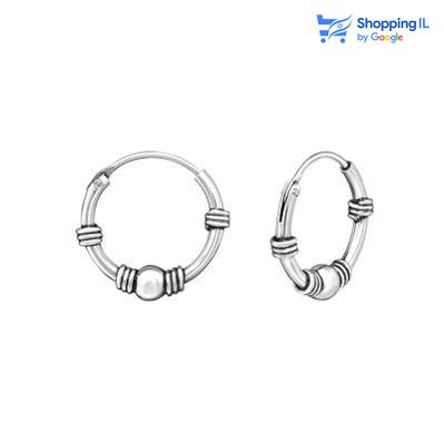 חישוקי ראלי קוטר 12 מ"מ | עגילי כסף 925