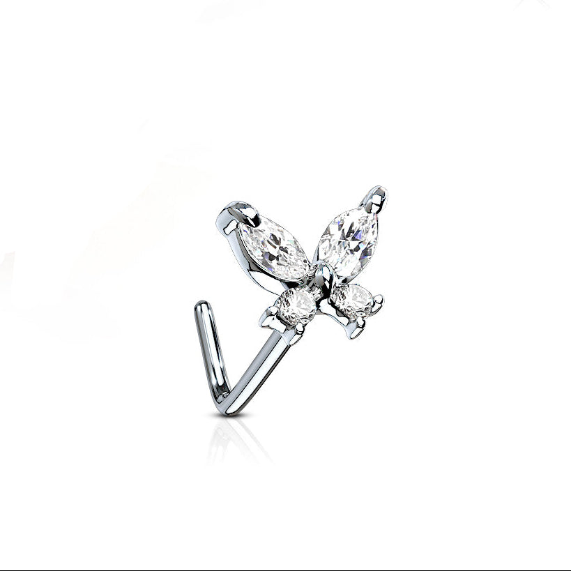 פרפר | עגיל נזם