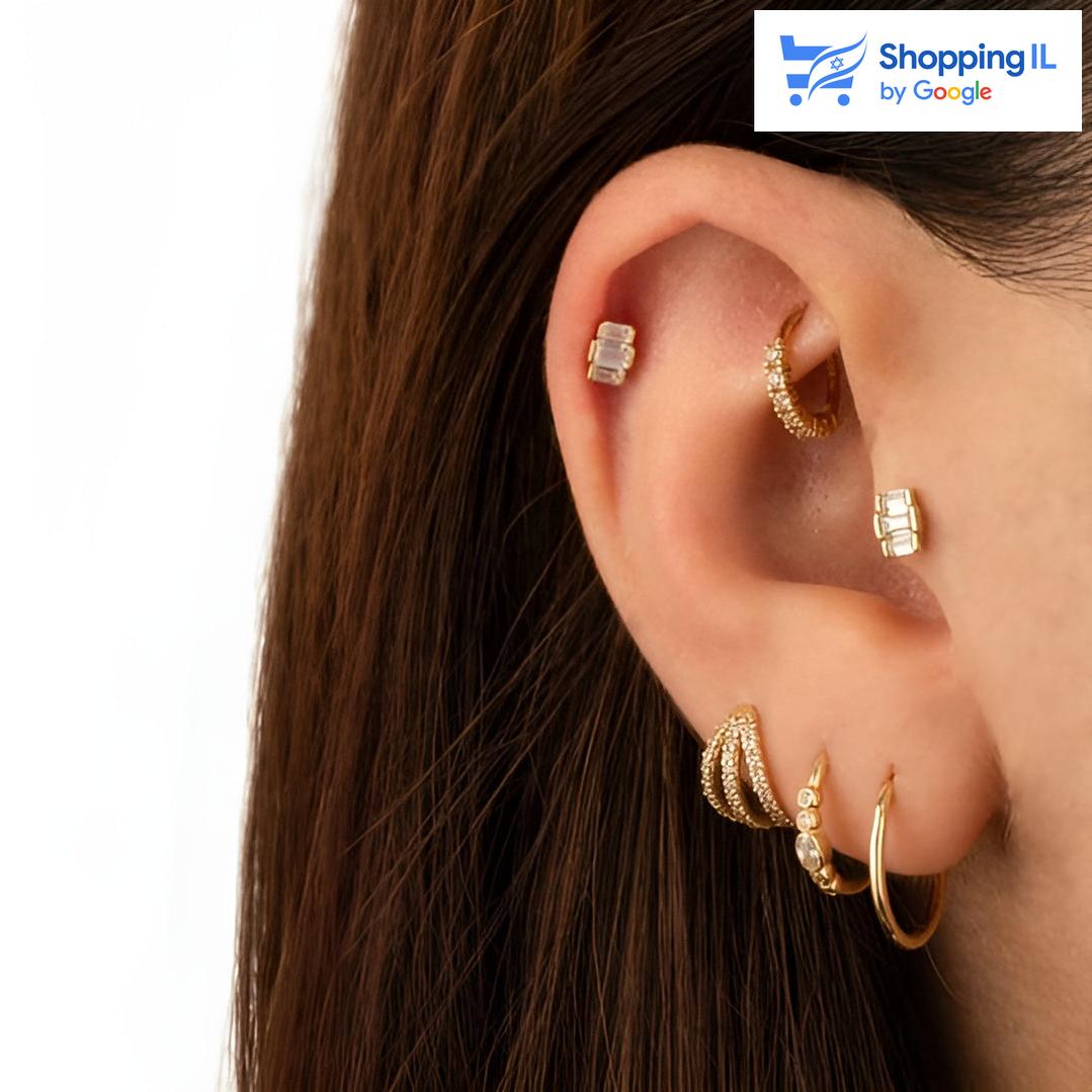 מיילה 3.0 | עגיל זהב 14 קראט