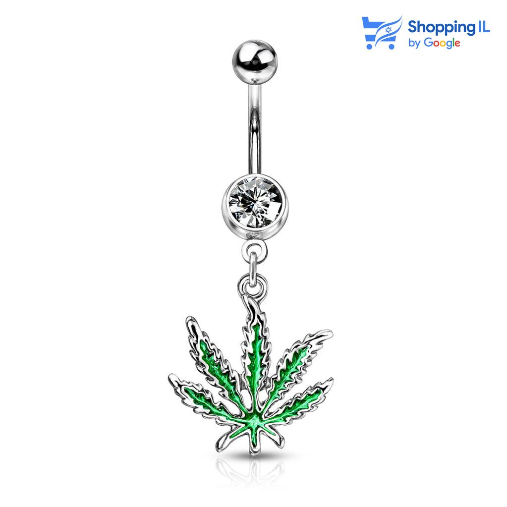 עלה של גראס | עגיל לטבור