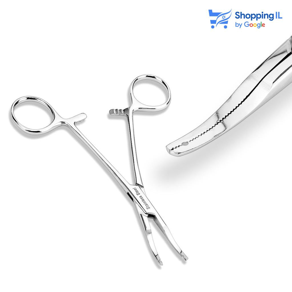 מלקחיים בסיס דרמל | ציוד לפירסינג