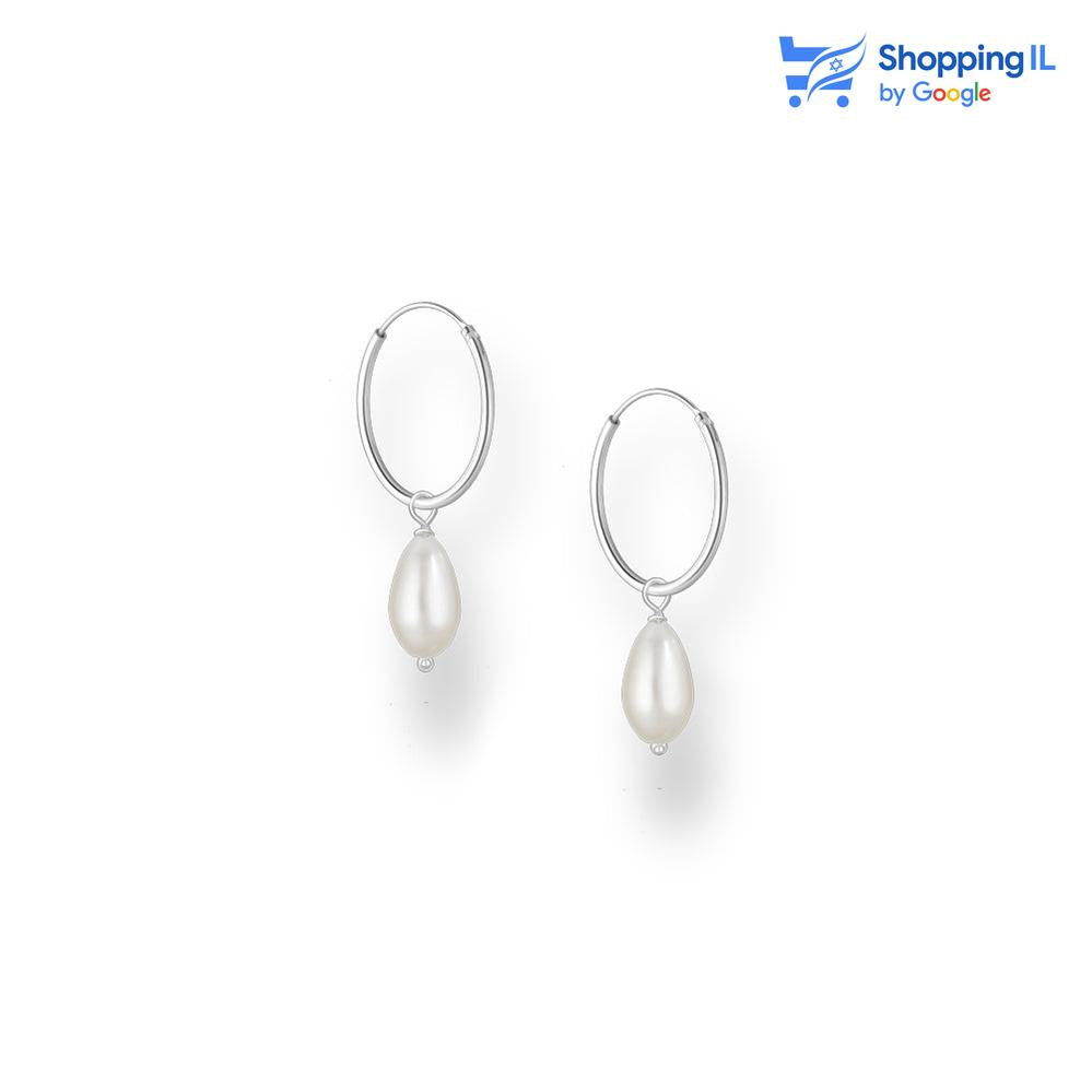 טיפת אור | עגילי כסף 925