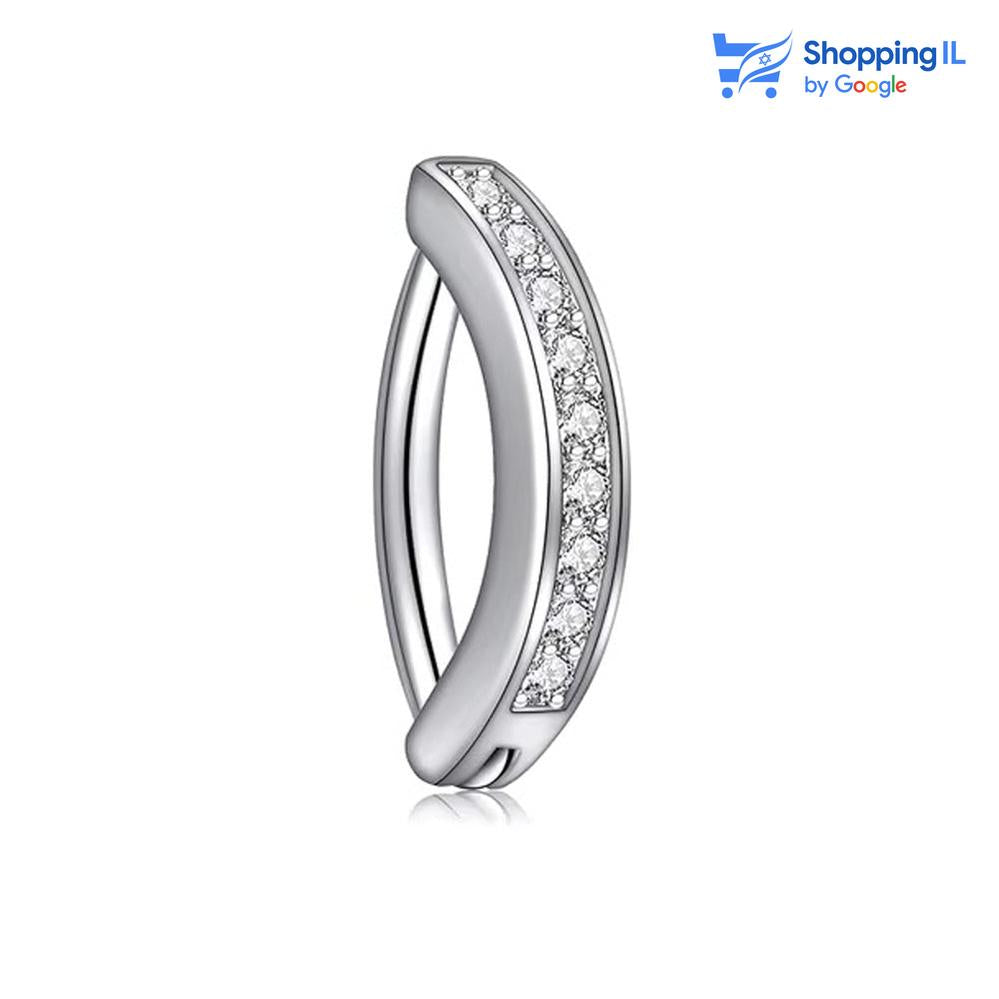 סינדי | עגיל קליקר לטבור טיטניום