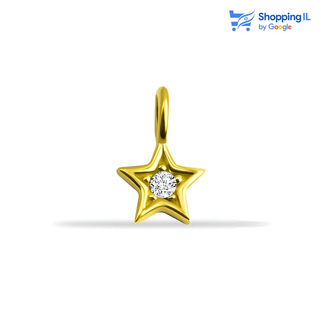 צ'ארמ רוק כוכב זהב | זהב 14 קראט