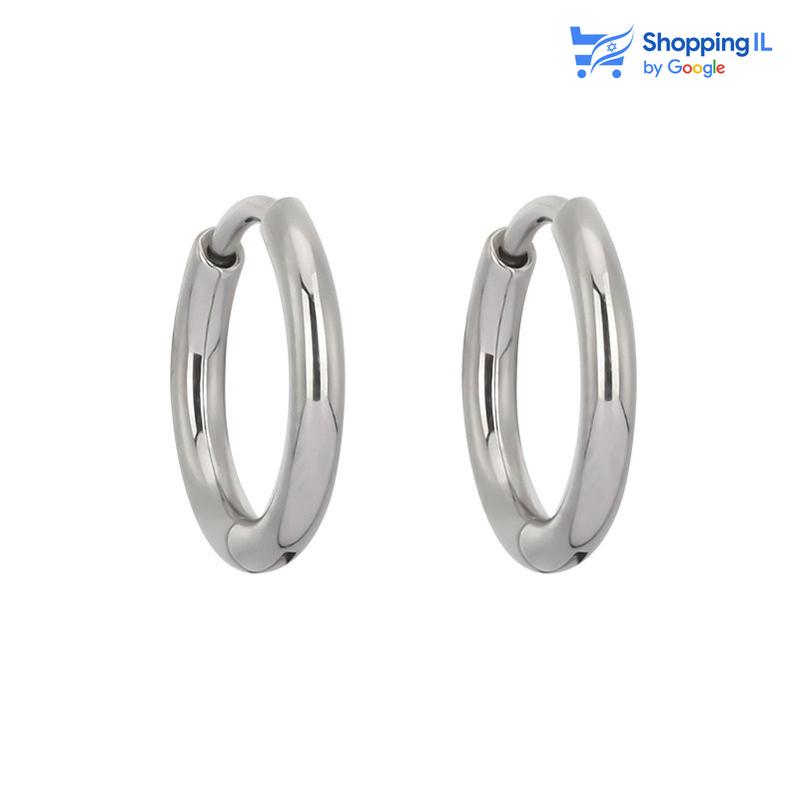 חישוק קלאסי לתנוך | טיטניום