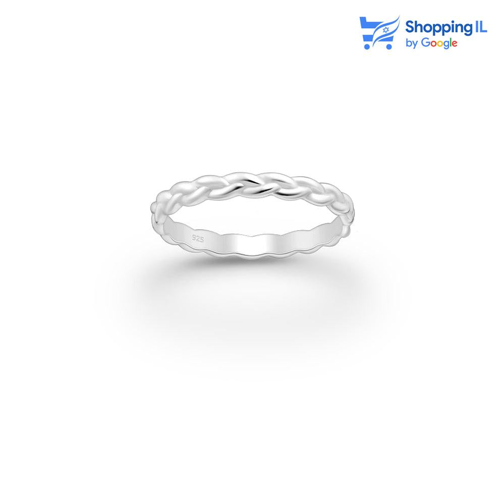 כסף קלוע | טבעת כסף 925