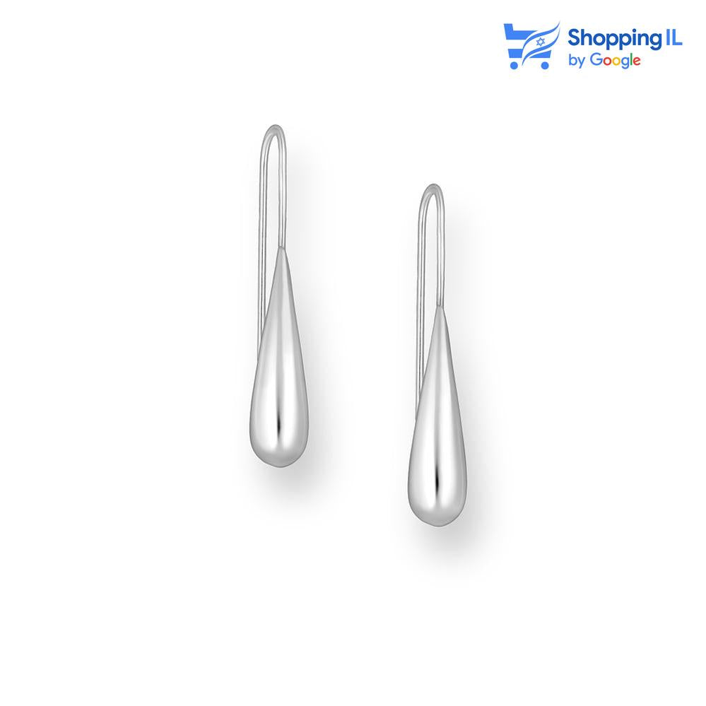 נטיפי כסף 2.0 | עגילי כסף 925