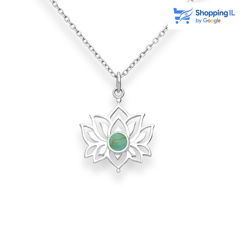 לוטוס | תליון כסף 925