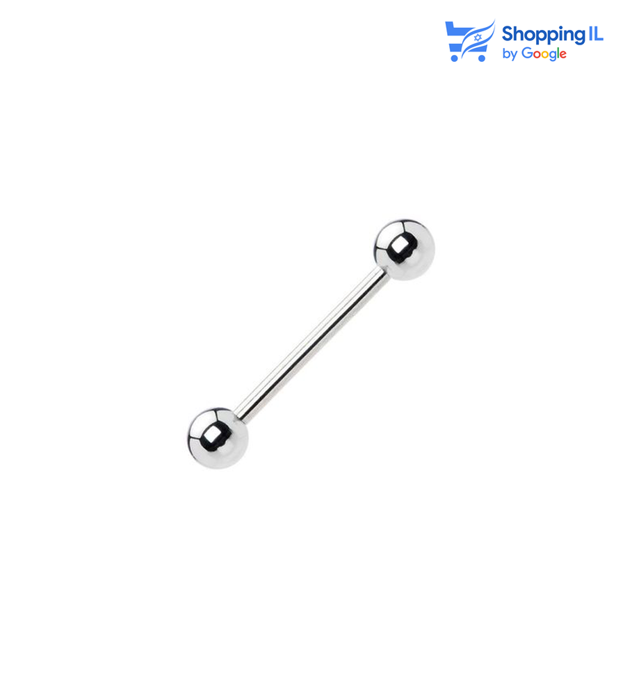 עגיל מוט ברבל- עגיל ברבל עשוי מתכת רפואית . העגיל בעיצוב מוט קלאסית עם סוגרי גולות. צבע - כסף מידה - מגיע בעובי 1.2/1.6 מ"מ ובאורך 10/12/14/19/38 מ"מ  העגיל מיועד בעיקר לאזורים הבאים: - מתאים לכל סגנונות הפירסינג (: