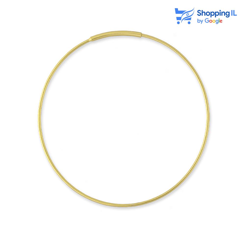 חישוקי מילי מצופים זהב- זוג חישוקי כסף 925 מצופים זהב 18 קראט 1 מיקרו. החישוקים בעיצוב קלאסי בקוטר בינוני ודקים מאוד. צבע - זהב מידה - מגיע בעובי מוט של 1.2 מ"מ ובקוטר 45 מ"מ. רוחב חישוק 0.7 מ"מ.  העגיל מיועד בעיקר לאזורים הבאים: - עגילים בתנוך האוזן