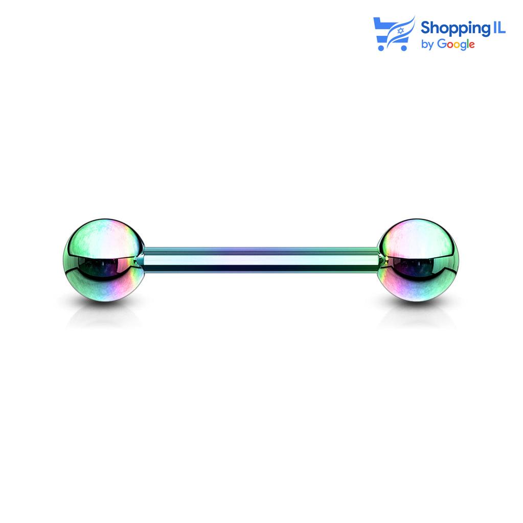 38 מ"מ קוטר סוגר - 5 מ"מ  העגיל מיועד בעיקר לאזורים הבאים: - פירסינג אינדסטריאל  - פירסינג בלשון - פירסינג בפיטמה