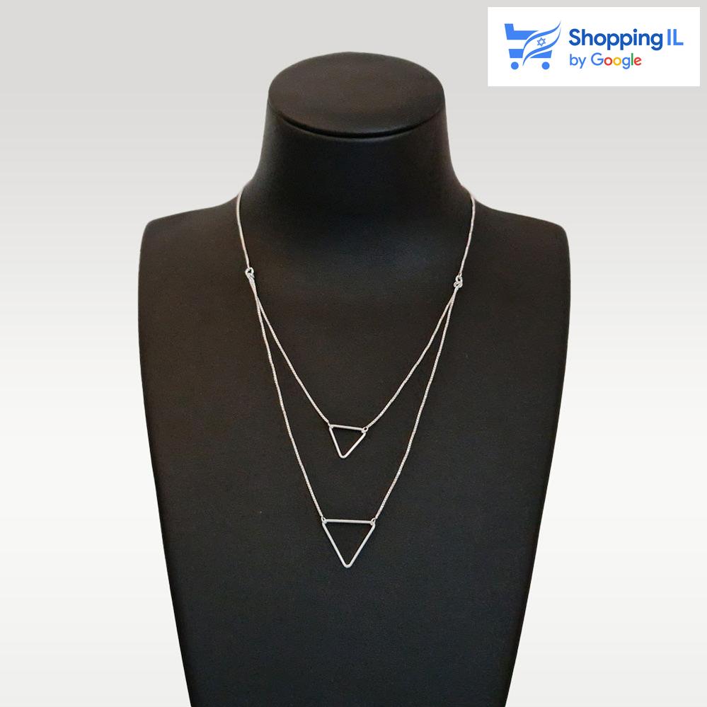 משולשים | שרשרת כסף 925