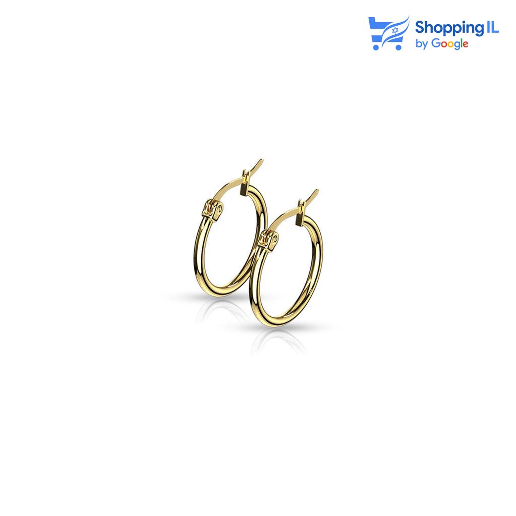 חישוקי רומבה מצופים זהב -עשויים מתכת רפואית מצופה בזהב. הפירסינג בעיצוב חישוקים דקים בגדלים שונים. מצופה - זהב מידה - מגיע בעובי של 0.6 מ"מ ובקוטר 10/20/30/50/70/75  הפירסינג מיועד בעיקר לאזורים הבאים: - תנוך - כמובן שניתן לענוד את העגיל גם באזורים אחרים (: