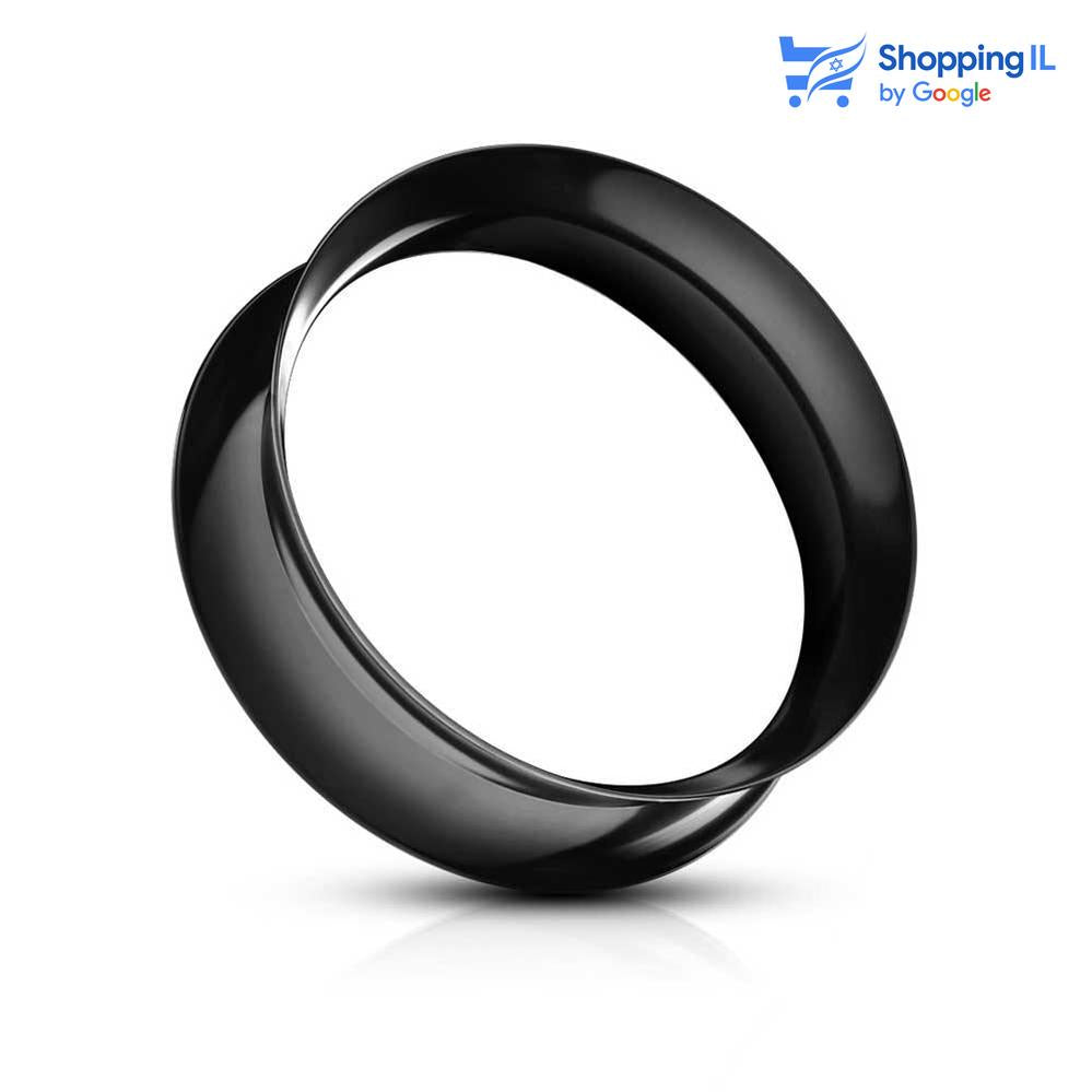 הרחבת סיליקון ללא שוליים- עשויה מסיליקון. ההרחבה בעיצוב עגיל צמוד וקל העשוי מסיליקון. צבע - שחור, לבן מידה - מגיע בקוטר 4-20 מ"מ  העגיל מיועד בעיקר לאזורים הבאים: - הרחבה  ההרחבה מגיעה כעגיל בודד ולא בזוג