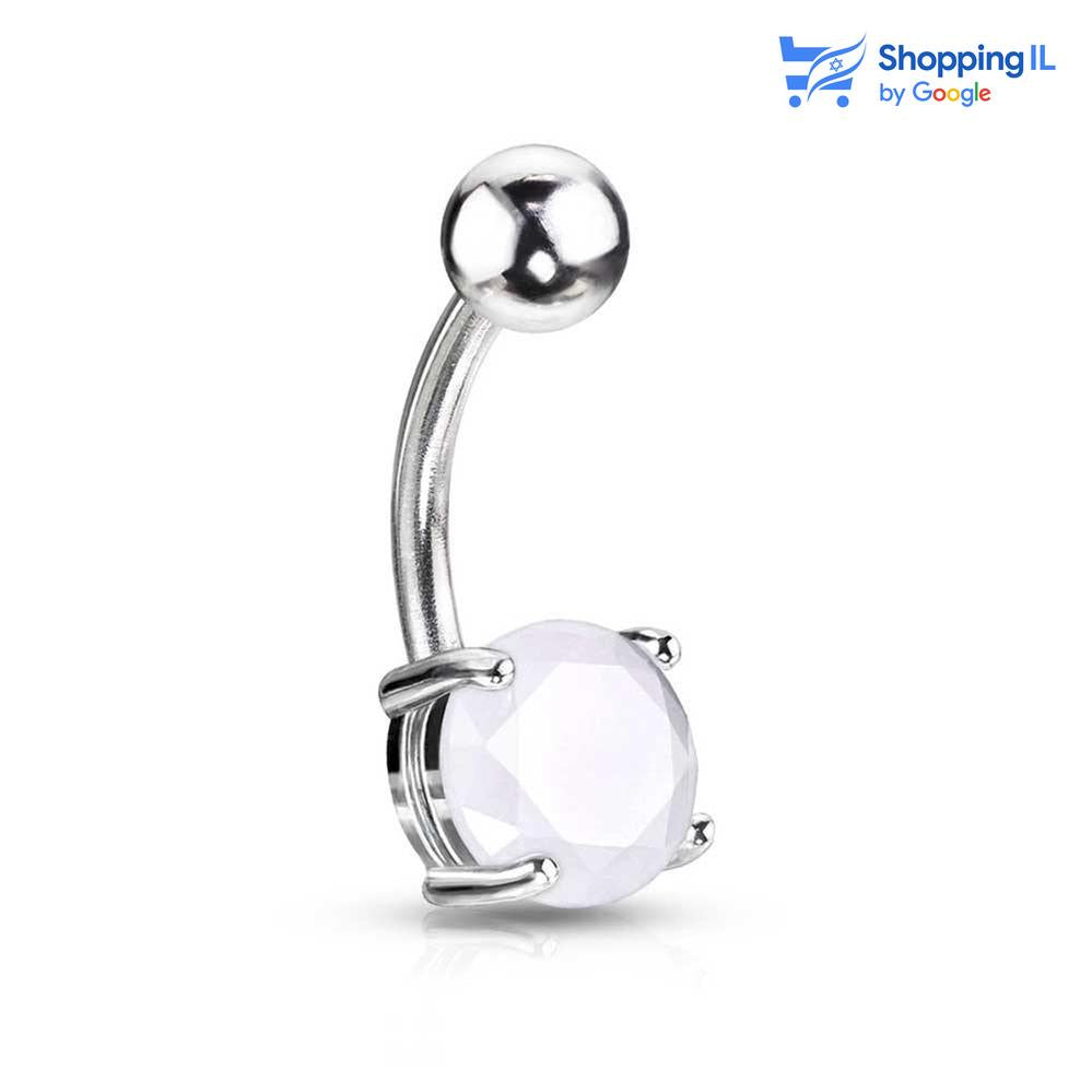 עגיל לטבור ג'ייד - Labass עגיל בטבור - פירסינג בטבור - עגיל לטבור עגיל לטבור ג'ייד - עשוי מתכת רפואית. העגיל בעיצוב מוט בננה משובץ אבן ירקן  (Jade ). צבע - ירוק, ורוד מידה - מגיע בעובי של 1.6 מ"מ ובאורך 10 מ"מ  העגיל מיועד בעיקר לאזורים הבאים: - פירסינג בטבור