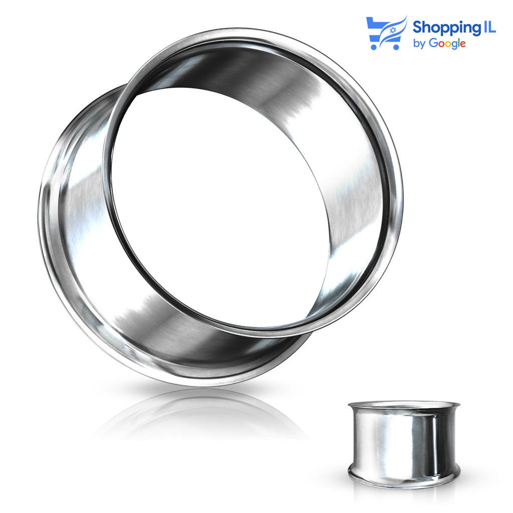 הרחבת קלאסית- עשויה מתכת רפואית הרחבת דאבל פלייר בעיצוב פשוט וקלאסי. צבע - כסף מידה - מגיע בקוטר 4/6/8/10/12/14/16/19/2 מ"מ  העגיל מיועד בעיקר לאזורים הבאים: - הרחבה   ההרחבה מגיעה בתור עגיל בודד ולא בזוג