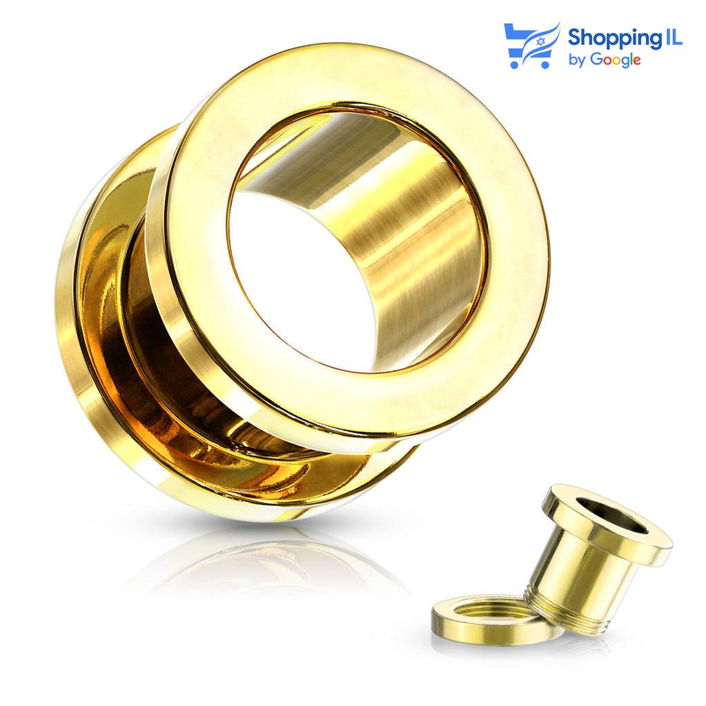 הרחבת הברגה קלאסית - עשויה מתכת רפואית. הרחבת הברגה מצופה "PVD". צבע - זהב מידה - מגיע בקוטר 2/4/6/8/10/12/14 מ"מ