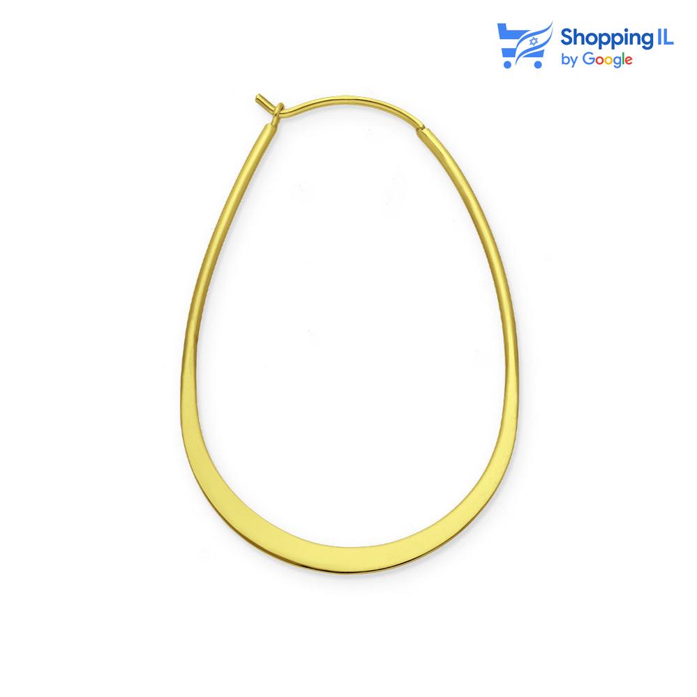 ים | עגילי כסף 925 מצופים זהב