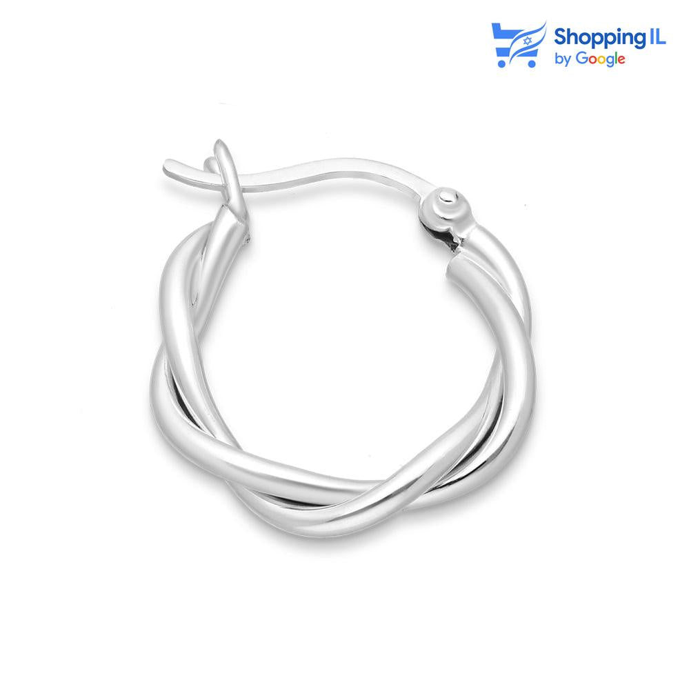 19 מ"מ עובי החישוק : 3 מ"מ  העגילים מיועדים בעיקר לאזורים הבאים: - תנוך