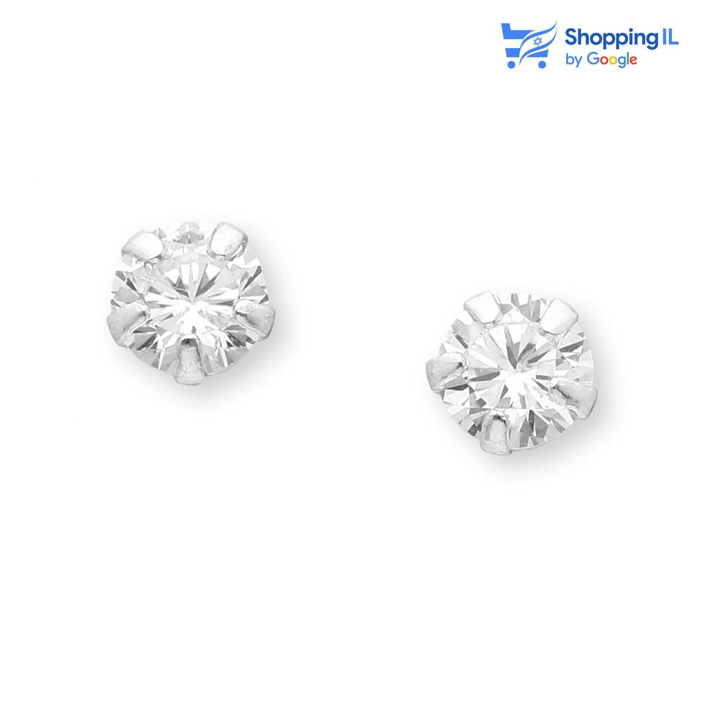 עגיל זירקון צמוד -  עשוי כסף סטרלינג 925. עגיל זירקון צמוד משובץ באבן זירקון בסגנון יהלום. צבע - כסוף מידה - מגיע בעובי של 0.8 וקוטר זירקון 4/5  שימו לב שהעגיל נמכר כעגיל בודד ולא בתור זוג, כדי לקנות זוג עגילים אנא הוסיפו 2 עגילים לעגלה.  העגילים מיועדים בעיקר לאזורים הבאים: - תנוך