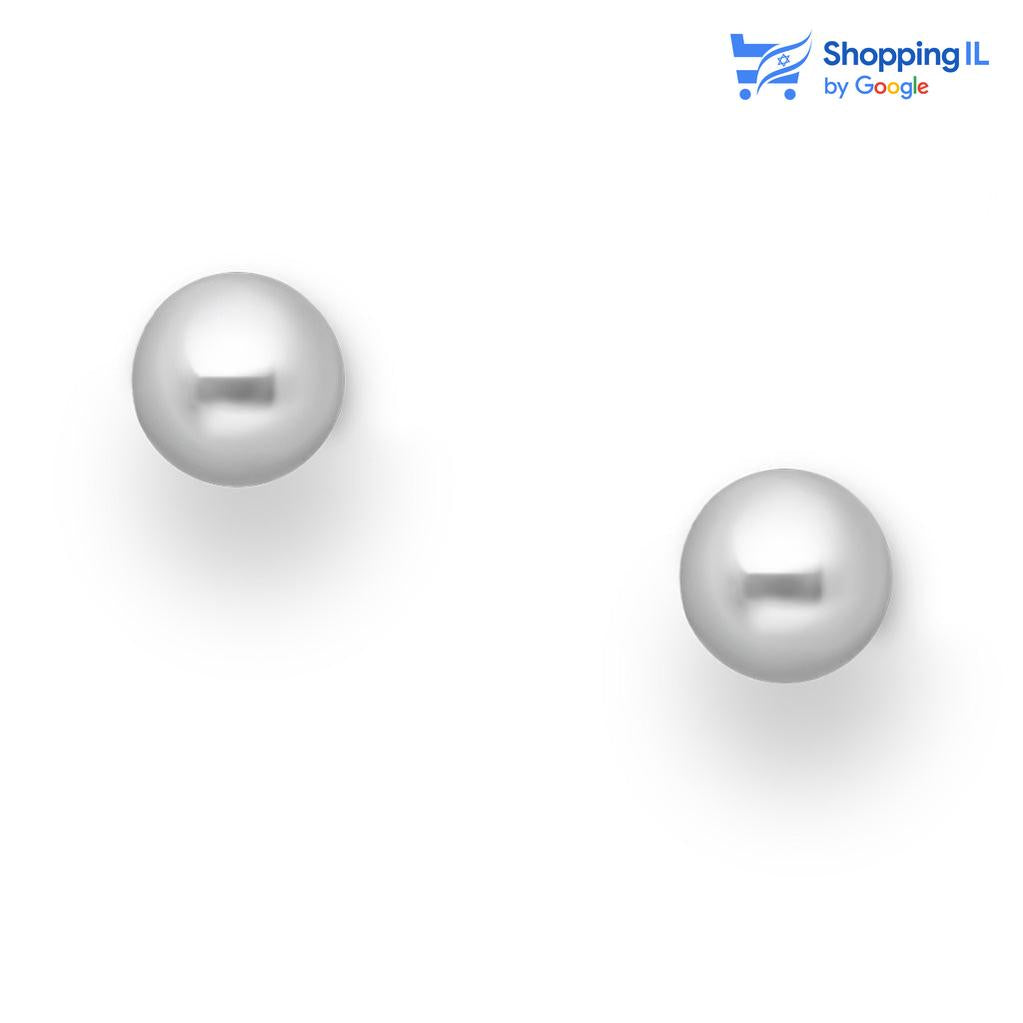 זוג עגילי כדורי הכסף - עשויים מכסף סטרלינג 925 . זוג עגילים צמודים לתנוך האוזן בעיצוב זוג כדורי כסף סטרלינג קטנטנים. צבע- כסף. מידה - מגיע בעובי של 0.8 והעיגולים בקוטר של 2.3 מ"מ.  העגילים מיועדים בעיקר לאזורים הבאים: - תנוך