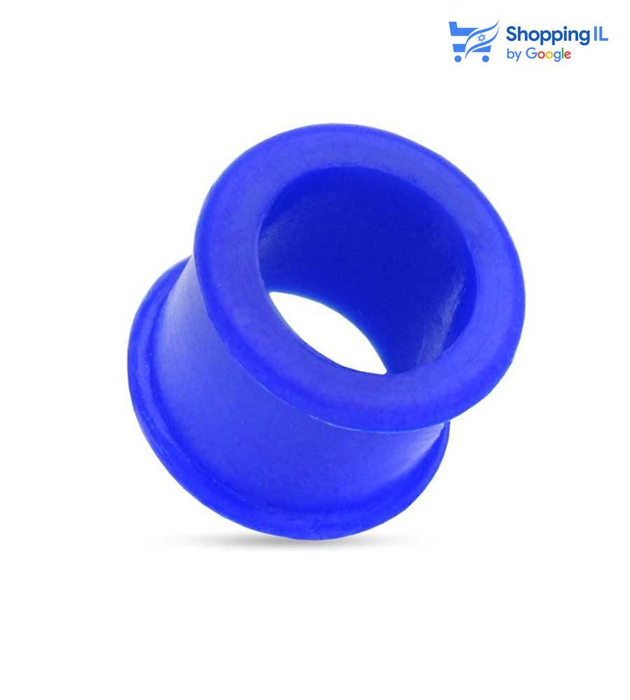 הרחבת סיליקון עם שוליים רחבות- עשויה מסיליקון. ההרחבה בעיצוב עגיל קל עשוי סיליקון עם שוליים רחבים. צבע - לבן, שחור, כחול, צהוב, אדום, ירוק, ורוד מידה - מגיע בקוטר 4-12 מ"מ