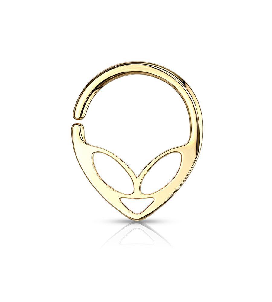 פירסינג - חייזר - ספטום זהב - טראגוס - הליקס - Septum - Helix- tragous - piercing - פירסינג ספטום - פירסינג דיית' -פירסינג הליקס -פירסינג טראגוס