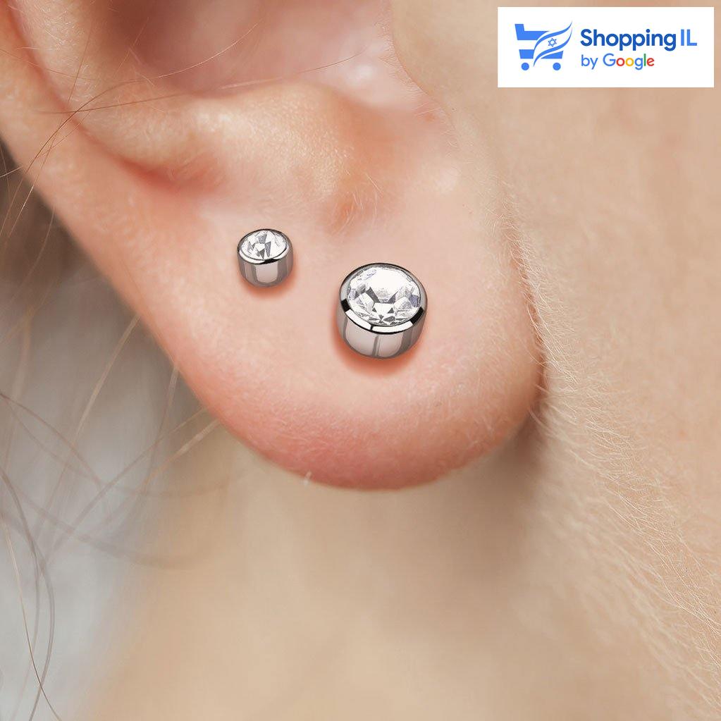 4  העגילים מיועדים בעיקר לאזורים הבאים: - עגיל בתנוך - כמובן שניתן לענוד את העגיל גם באזורים אחרים (: