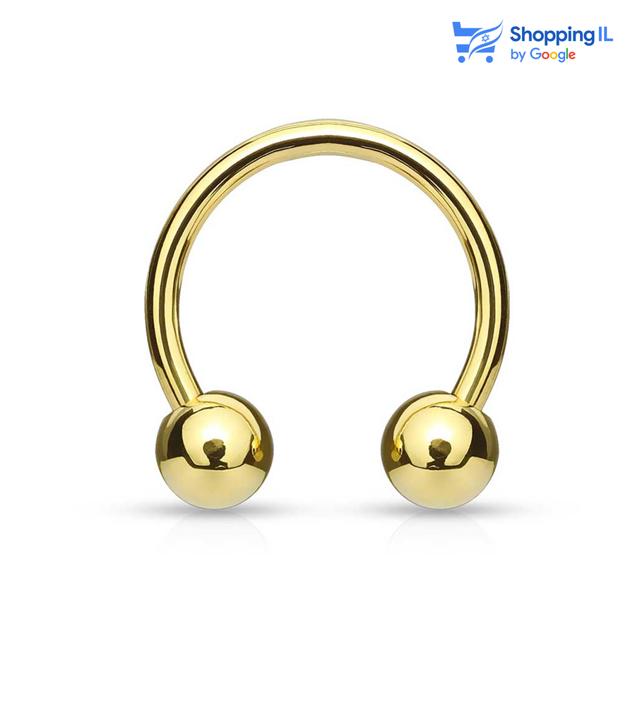 פרסה גולות בציפוי זהב - Labass פרסה בציפוי טיטניום - פירסינג בפיטמה - פירסינג ספטום - פירסינג בטבור - פירסינג קונץ' - פירסינג הליקס - פירסינג טראגוס - פירסינג פלאט פרסה בציפוי טיטניום - פירסינג בפיטמה - פירסינג ספטום - פירסינג בטבור - פירסינג קונץ' - פירסינג הליקס - פירסינג טראגוס - פירסינג פלאט 