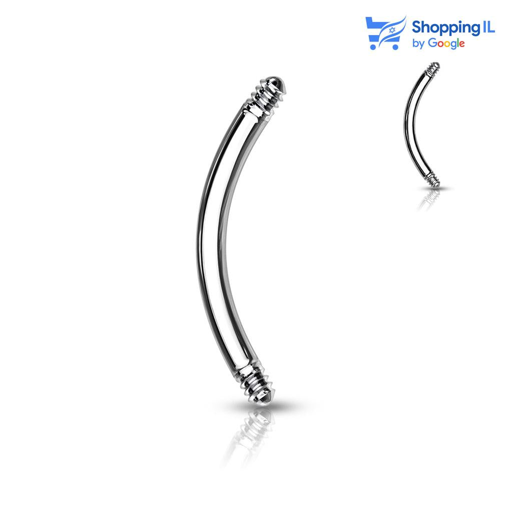 חלקים לפירסינג מוט בננה בשביל עגיל בטבור  רוק עגיל בגבה